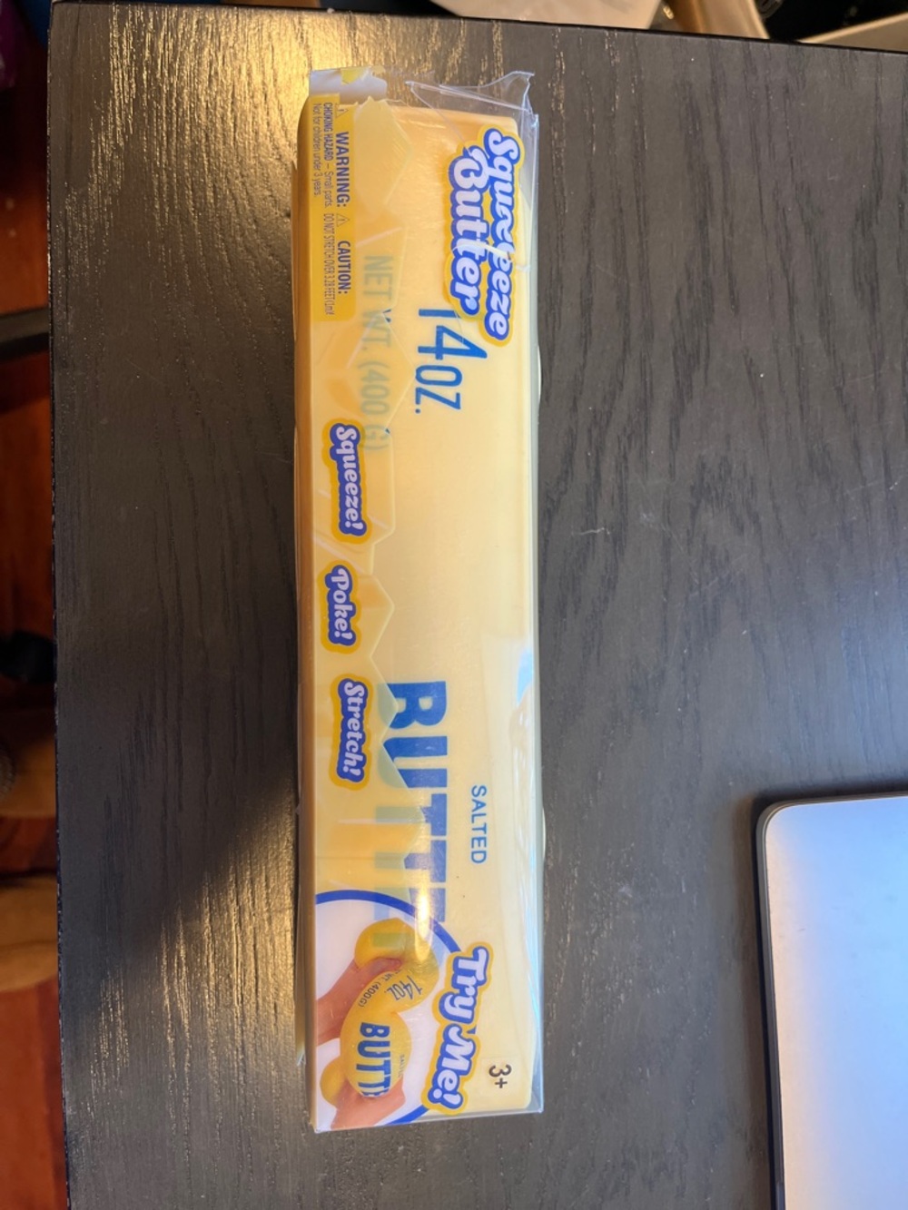 Squeeze Butter 4oz Salted Yellow Toy